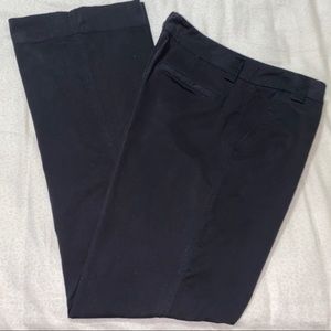 Ladies Black Sz 10 Manhattan Chino Flare Leg Pants